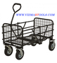 Strongway Steel Folding Utility Cart 330 Lb. Capacity 49in.L x 25 1/2in.W