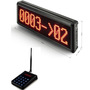Wireless queue management pager LCD screen display number queuing call bell