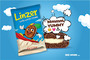 Linzer Cookie With White Cream