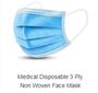 Blue Color 3 Ply Non Woven Face Mask Earloop Breathable Eco Friendly