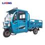 Semi Closed Electric Cargo Delivery Tricycle Motorcycle Electric Rickshaw V