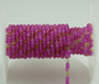  Hot Pink Crystal 3 MM Beaded Wi