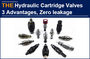 AAK Hydraulic Cartridge Valves have 3 Advantages and zero leakage 