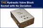 AAK hydraulic valve block socket with no deviation, Kuplin admired