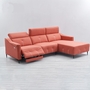 Italian Minimalist Living Room Combination Fabric Sofa Three-Seat 