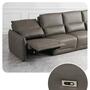 Italian-Style Modern Minimalist First Layer Cowhide Leather Straight Sofa