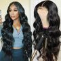 10A Deep Wave Lace Front Wigs Human Hair 20 Inch 4x4 Lace Closure Wigs