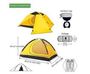 200 X 150mm 2 People Outdoor Camping Tent Double Layer 4 Season Mountaineer