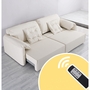 New Modern Minimalist Elephant Ear Sofa Bed Leather Nordic Living Room 