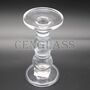 Dual Use Glass Tapper Candle Holder       Glass Dual Use Candle Holder    