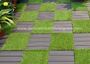 Synthetic Backing Interlocking Decorative Artificial Grass Turf OEM ODM