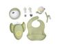 Customized Silicone Baby Feeding Set Food Grade Bib And Bowl Set With Spoon