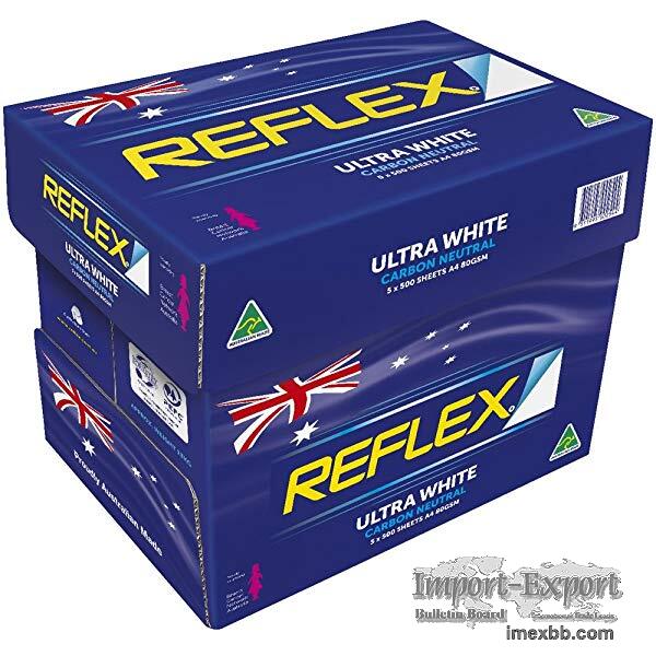 Reflex A4 Paper 80 GSM 0.85 USD per ream