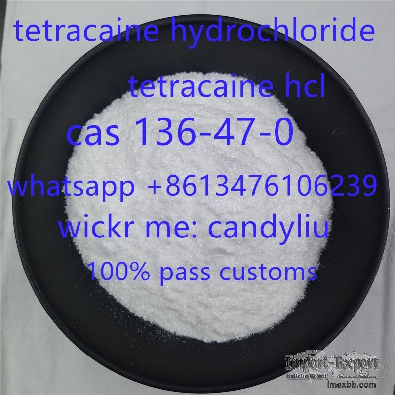 sales15@aoksbio.com factory selling tetracaine hcl cas 136-47-0,good price