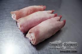Frozen pork meat, feet, pork belly, stomach, intestines, tongue, nose, ears