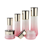 New Arrival 50G 40Ml Skin Care Packaging Black Cosmetic Glass Bottle Set