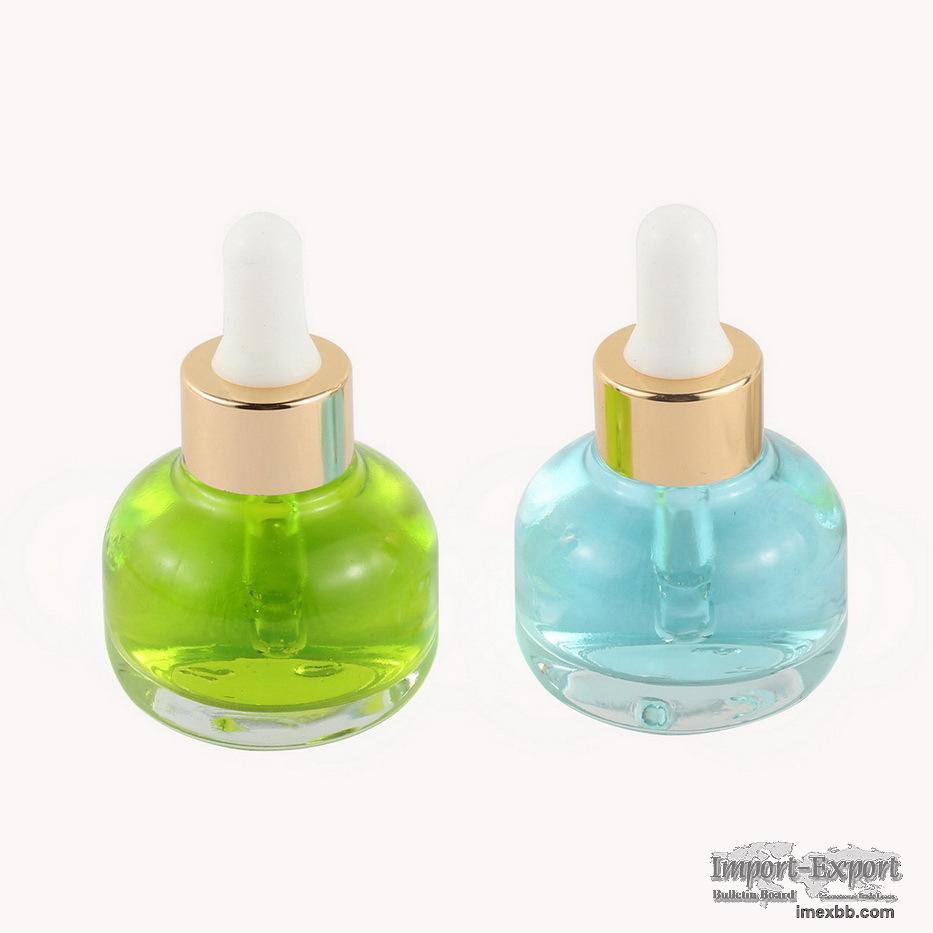 Amazing Quality Oil Face Transparent Serum Bottle Brand	Qiaojun Glass