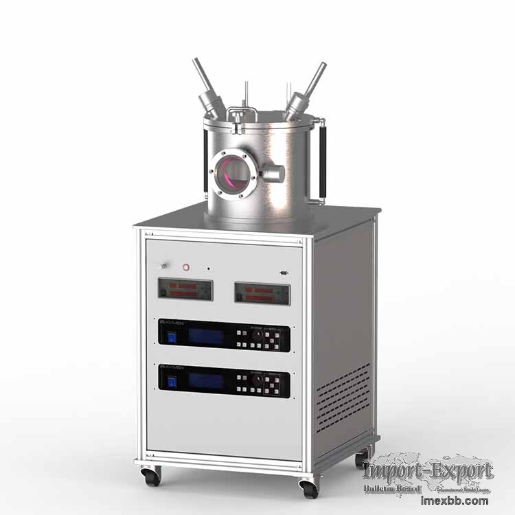 2-target RF magnetron sputtering coater with film thickness gauge