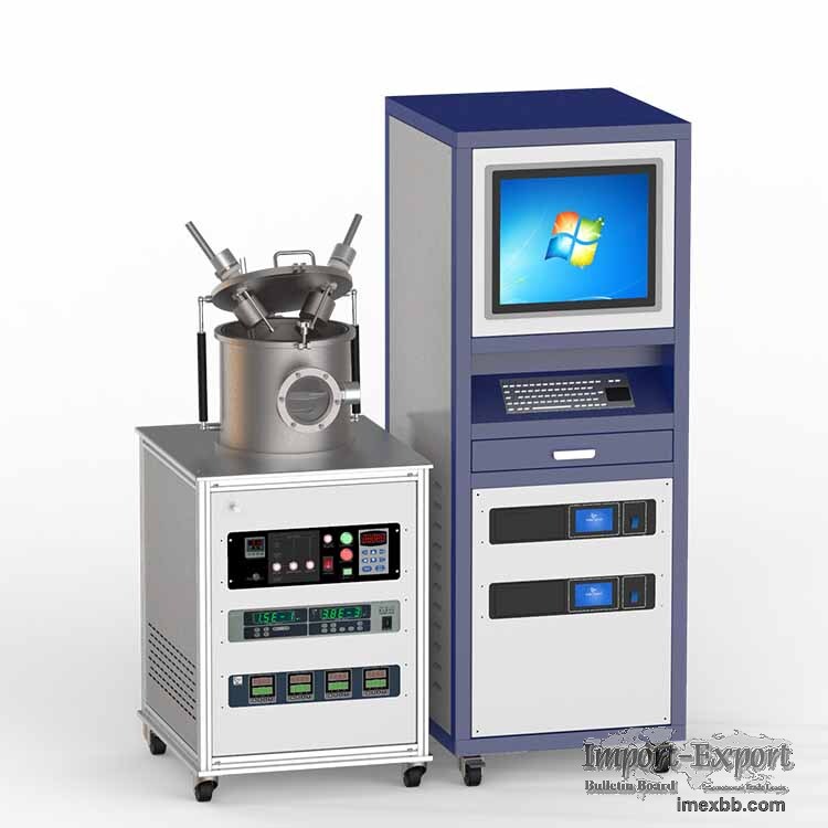  lab-scale DC magnetron sputtering coating machine with 2-target