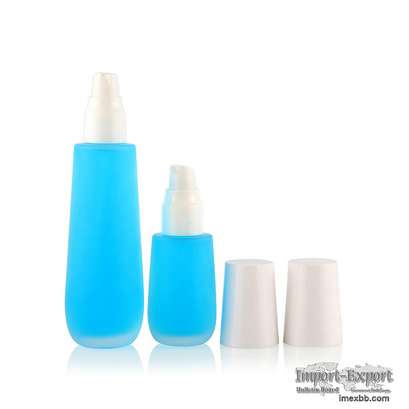 High Quality 120Ml Frosted Lotion Pump Bottle And 50Ml Cream Jar