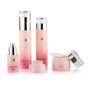 Fashionable 30Ml Pink Skin Care Glass Bottlte Lotion Bottles Set With Pump