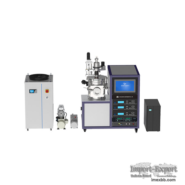 three target magnetron sputtering coating machine with UPS