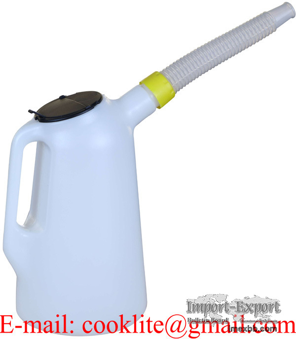 Jarra de medicion con tubo flexible para fluidos y aceite - 3 Litro