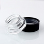 Chinese Fashionable Design Empty Transparent 5G Glass Cream Jar with Matte 