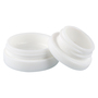Popular Luxury Milky White 5G 8G Empty Cosmetic Bottles Cream Glass Jars