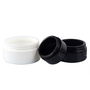 Fashionable Fancy Frosted 20G Glass Jars For Body Cream With Wooden Cap