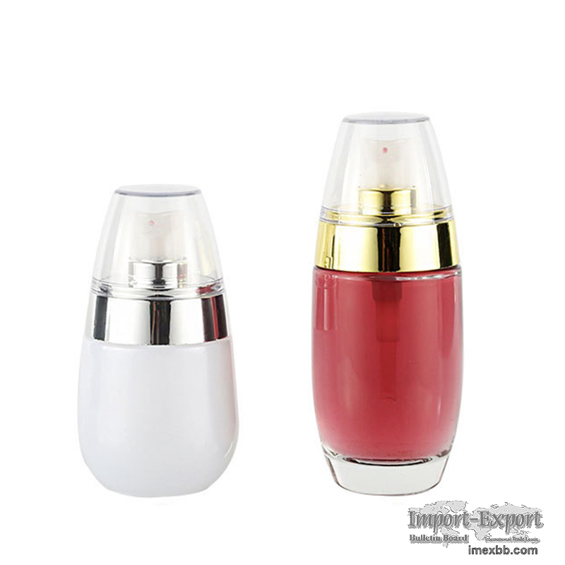 Good Reputation 30Ml 50Ml Round Glass Bottle Cosmetic Empty Container For F