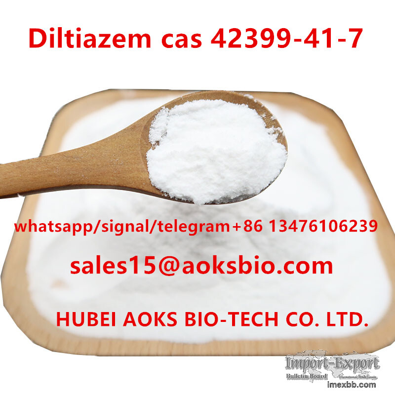 AOKS sell Diltiazem cas 42399-41-7 in factory price,cel+8613476106239