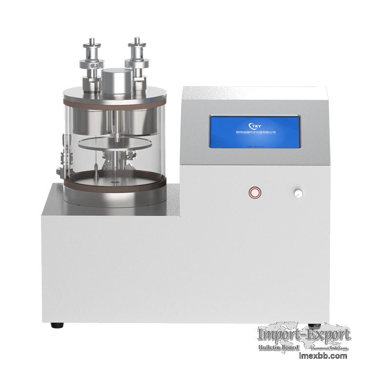 two target DC plasma sputtering coating machine with rotary sample stable