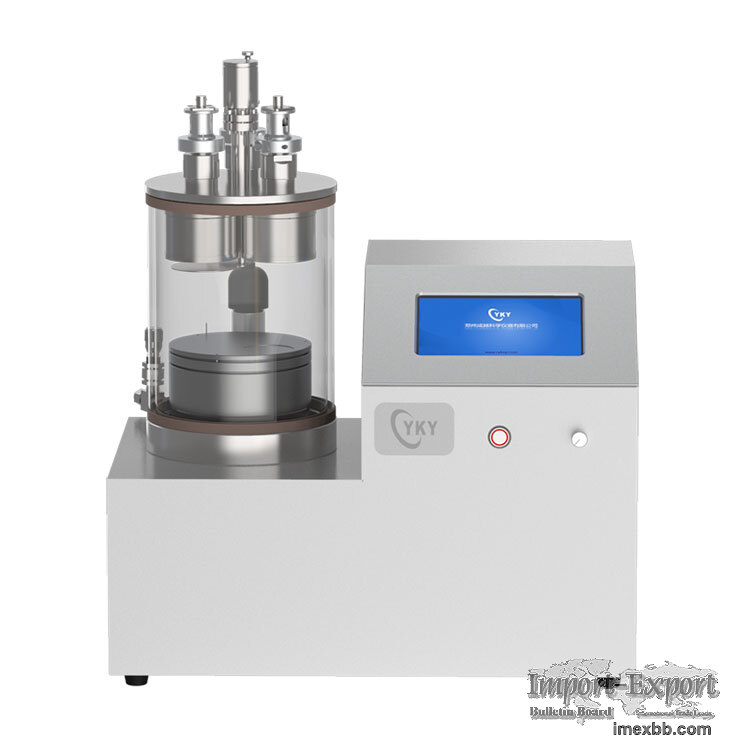 rotary heated type DC plasma sputtering coating machine with 3 target