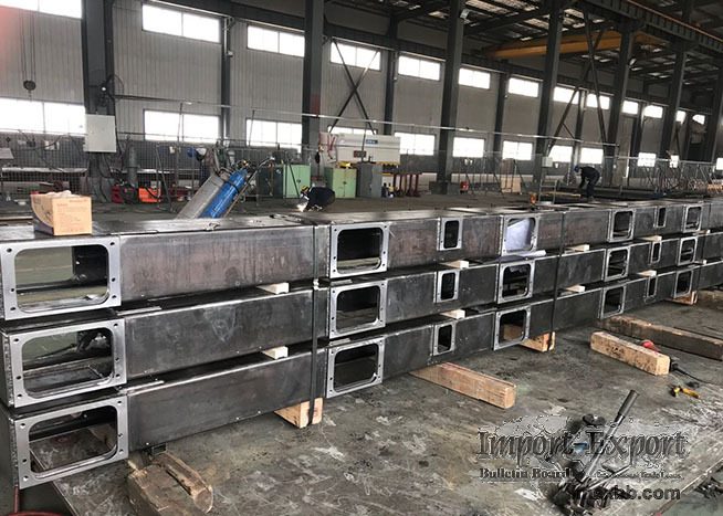 Japanese machine tool parts welded