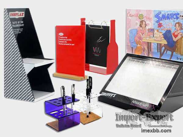 Cosmetics display box Mirror surface Acrylic Perfume Display Stand With Fol