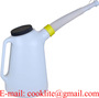 8 Litre Measuring Oil Jug Brake Fluid Fuel Water Container Pourer