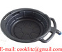 17L PE Plastic Oil Drain Pan Portable Drip Tray