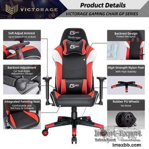 VICTORAGE Alpha Series Ergonomic Design Gaming Chair(Red)
