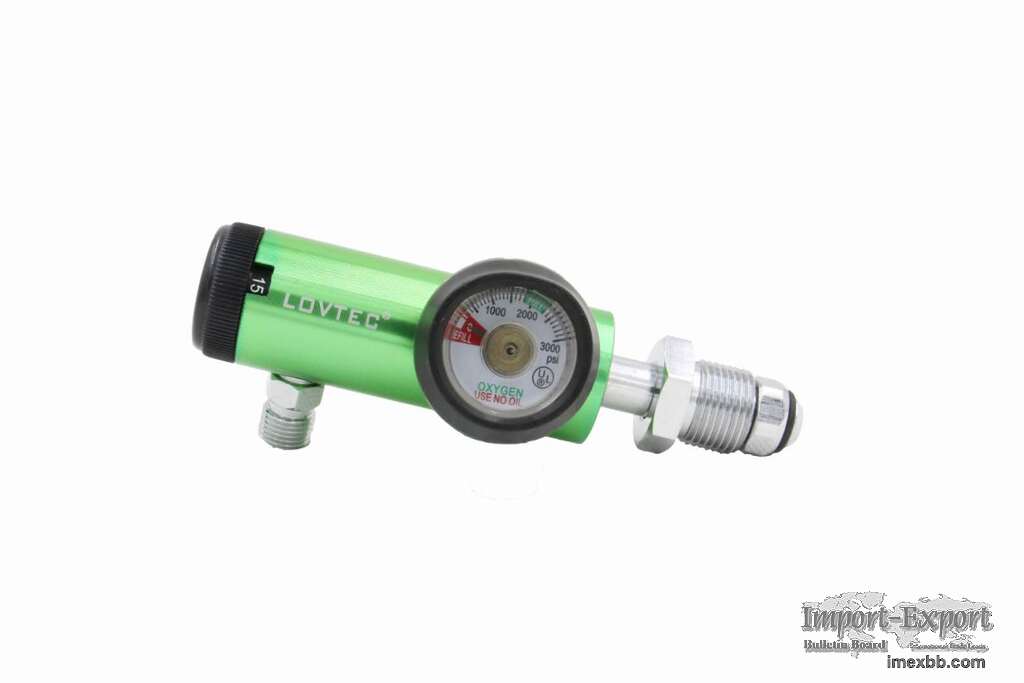 Medical Oxygen Inhaler with Pressure Gauge Protected