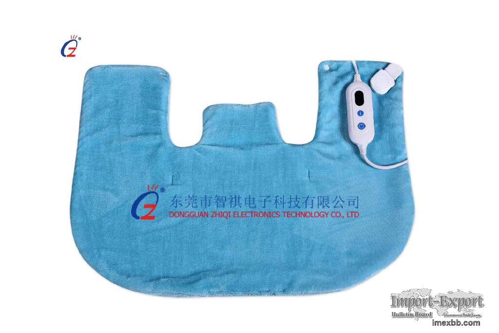 60x62cm electric shoulder heat pad Zhiqi Electronics,OEM heating wrap