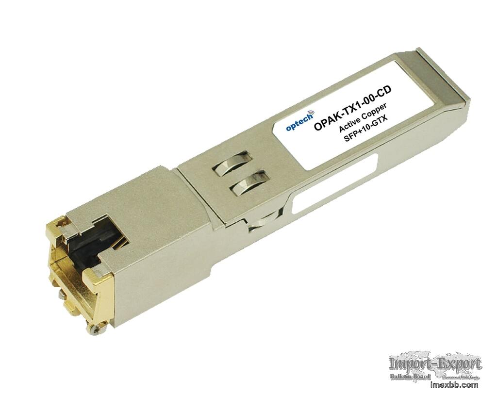 10Gbps Base-T SFP+ Copper Transceivers