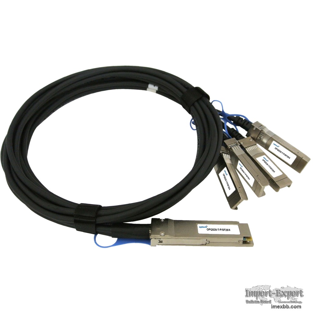 100G QSFP28 4 x 25G SF28 Fanout Passive Cable