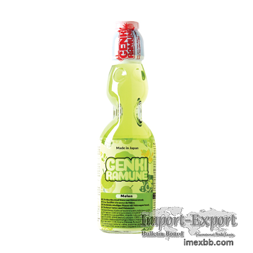 Melon Soda -  (Genki Ramune  - Japan)