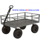 Bannon Industrial Grade Steel Garden Wagon 1.500 Lb. Capacity 52in.L x 34in