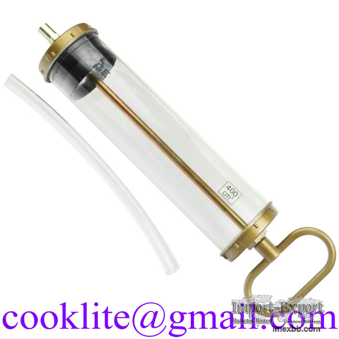 Pompe seringue manuelle à huile / Pompe aspiration vidange huile 400 cm3