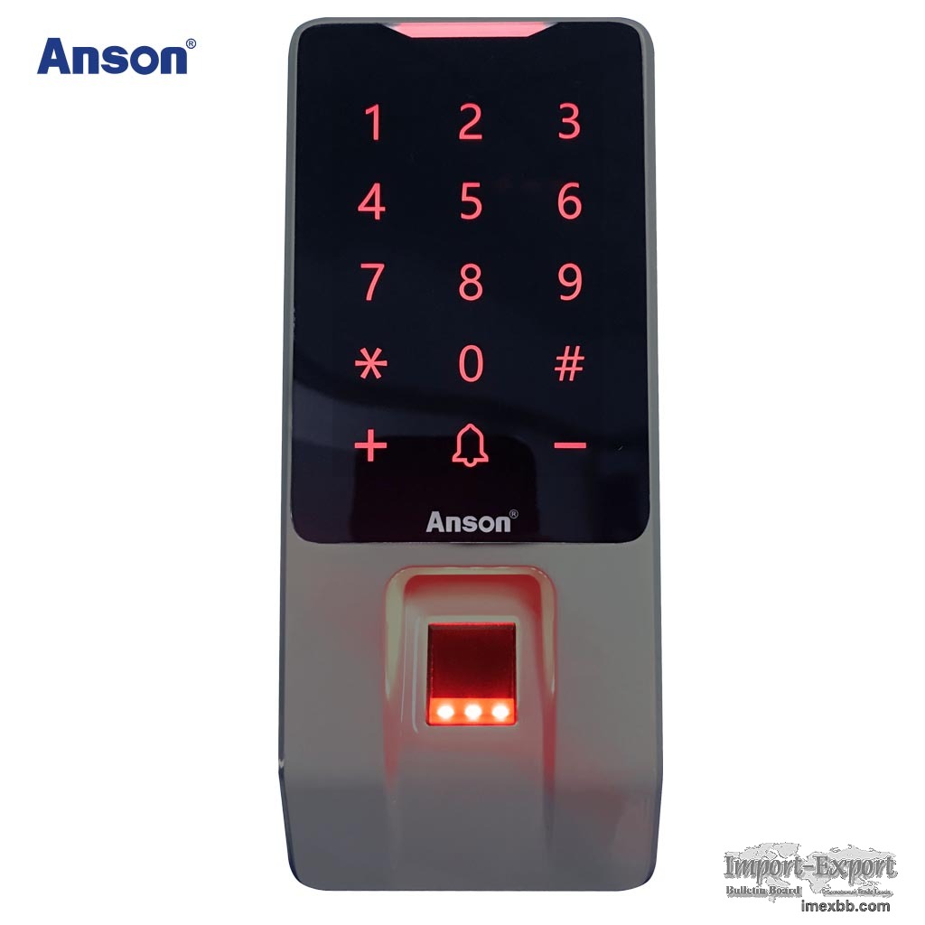 Touch keypad fingerprint +RF card recognition access time attendance device