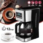 950W 1.5L 12 Cups Multi-Functional Coffee Maker With 6 Switches