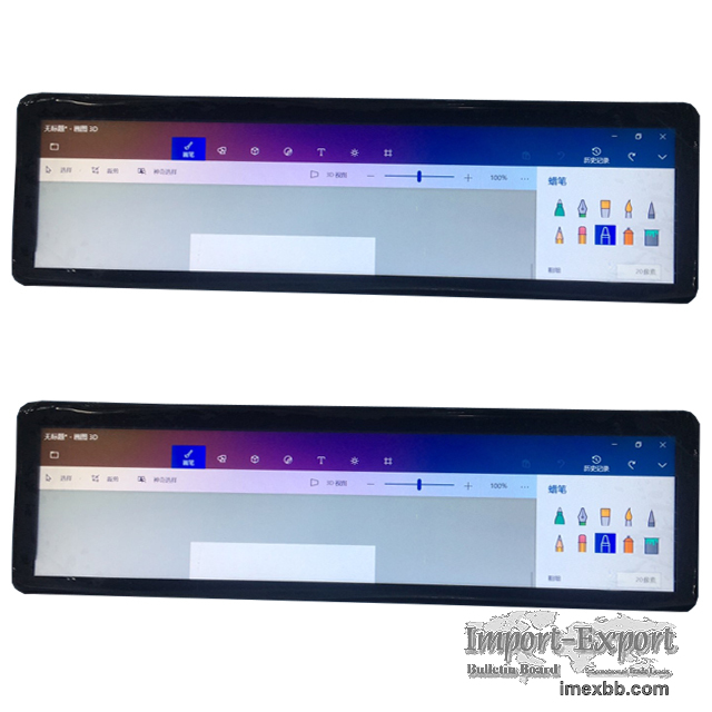 Flat surface edge plus lcd display touch screen/ touchscreen LCD monitor