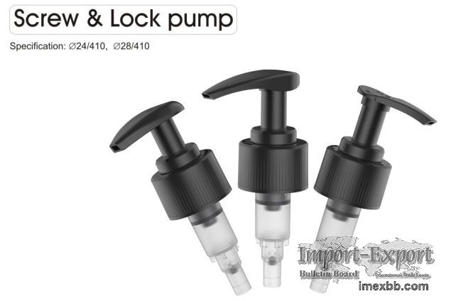 All Series screw & lock pump
